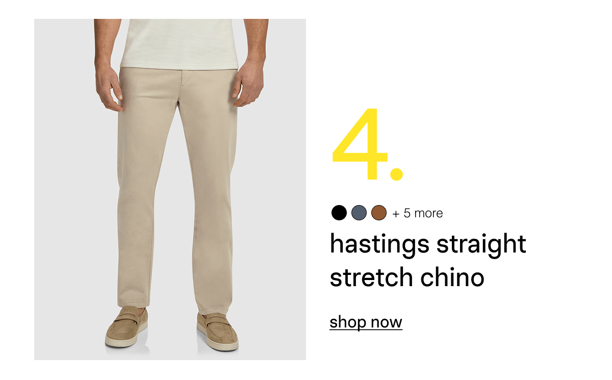4. Hastings Straight Stretch Chino