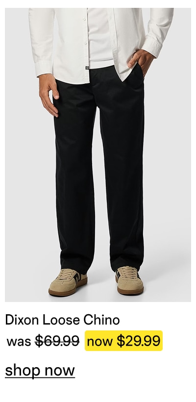 Black Dixon Loose Chino
