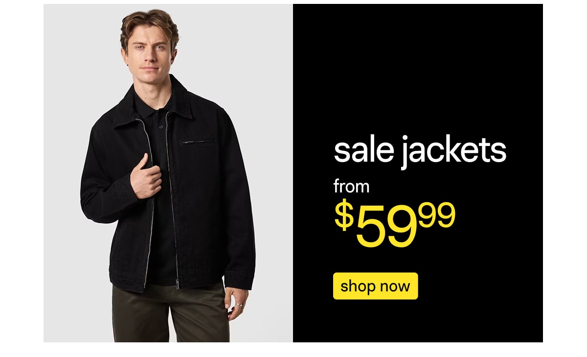 Shop Sale Jackets From $59.99