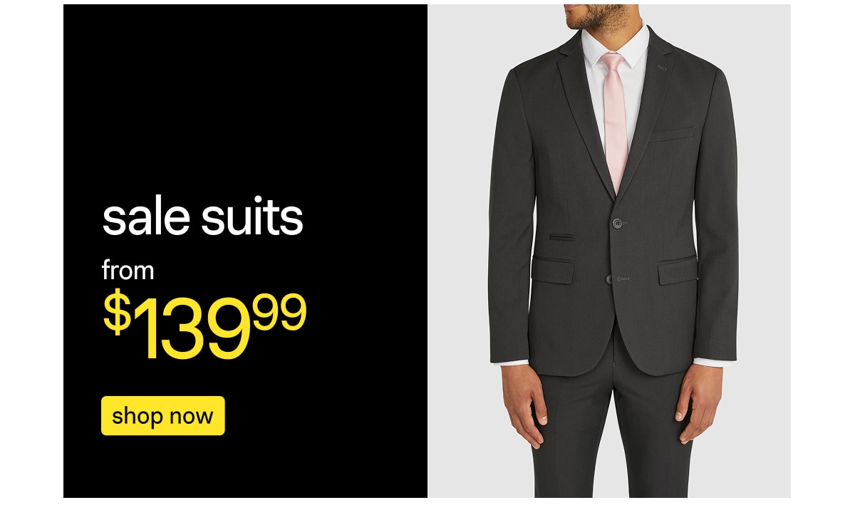 Shop Sale Suits From $139.99