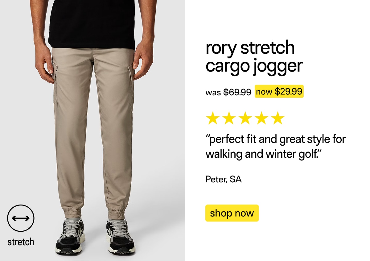 Stone Rory Stretch Cargo Jogger