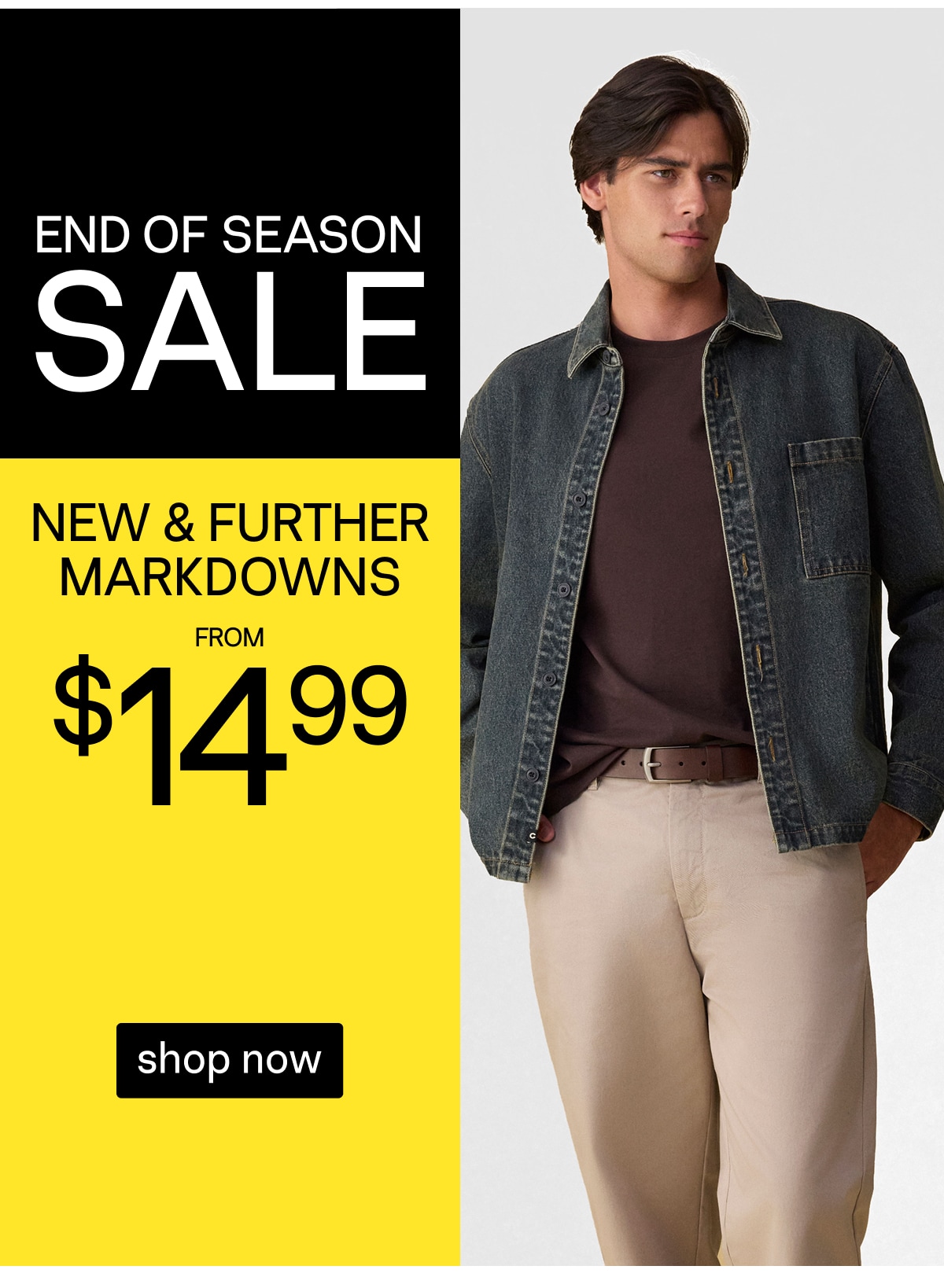 End Of Season Sale New & Further Markdowns From $14.99