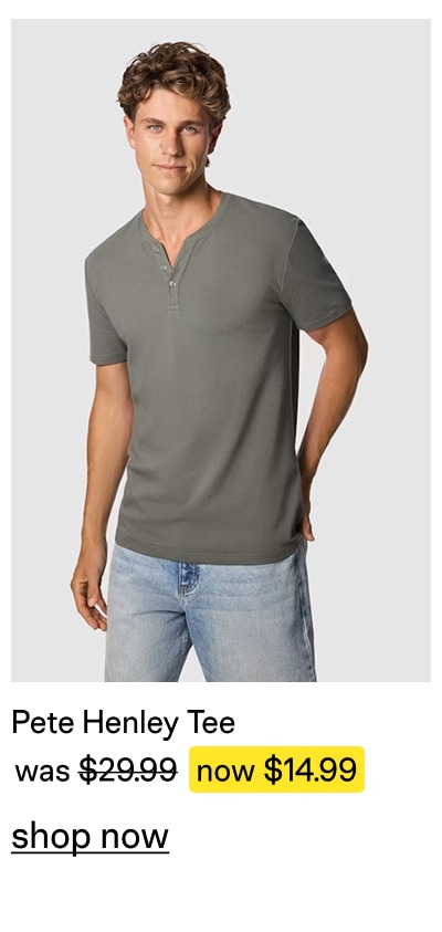 Sage Green Pete Henley Tee 