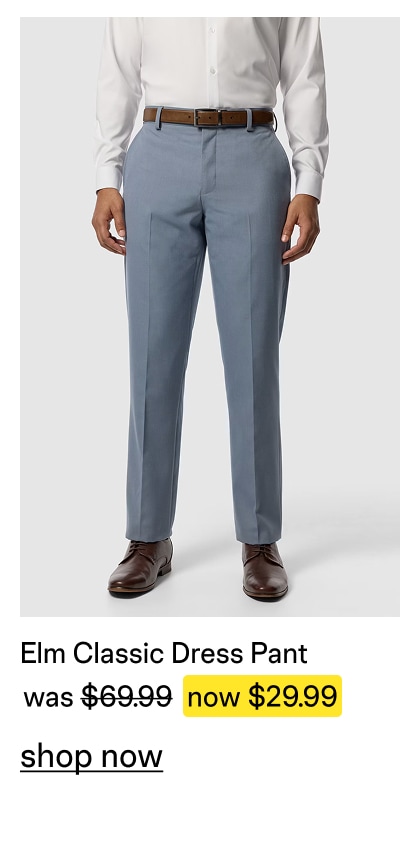 Blue Elm Classic Textured Stretch Dress Pant