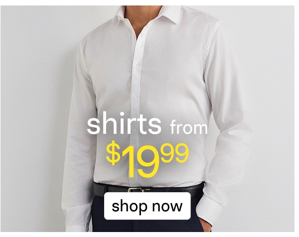 Shirts From $19.99