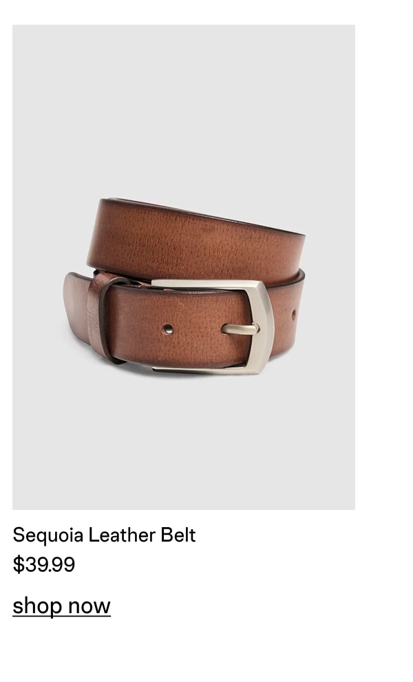 Brown Sequoia Leather Belt