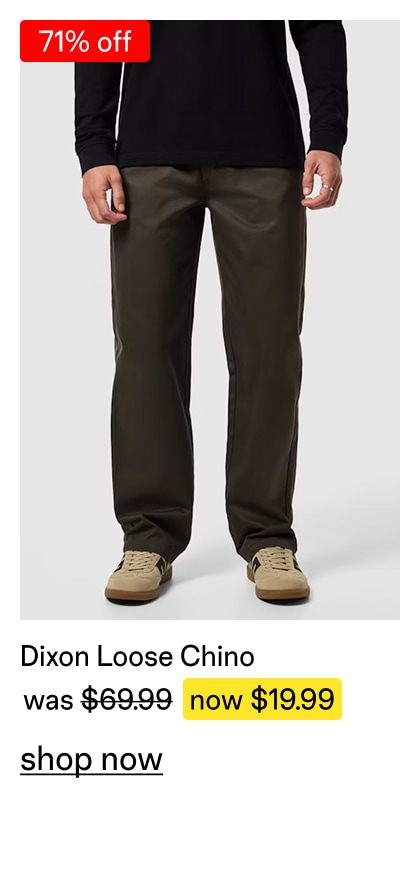 Military Green Dixon Loose Chino