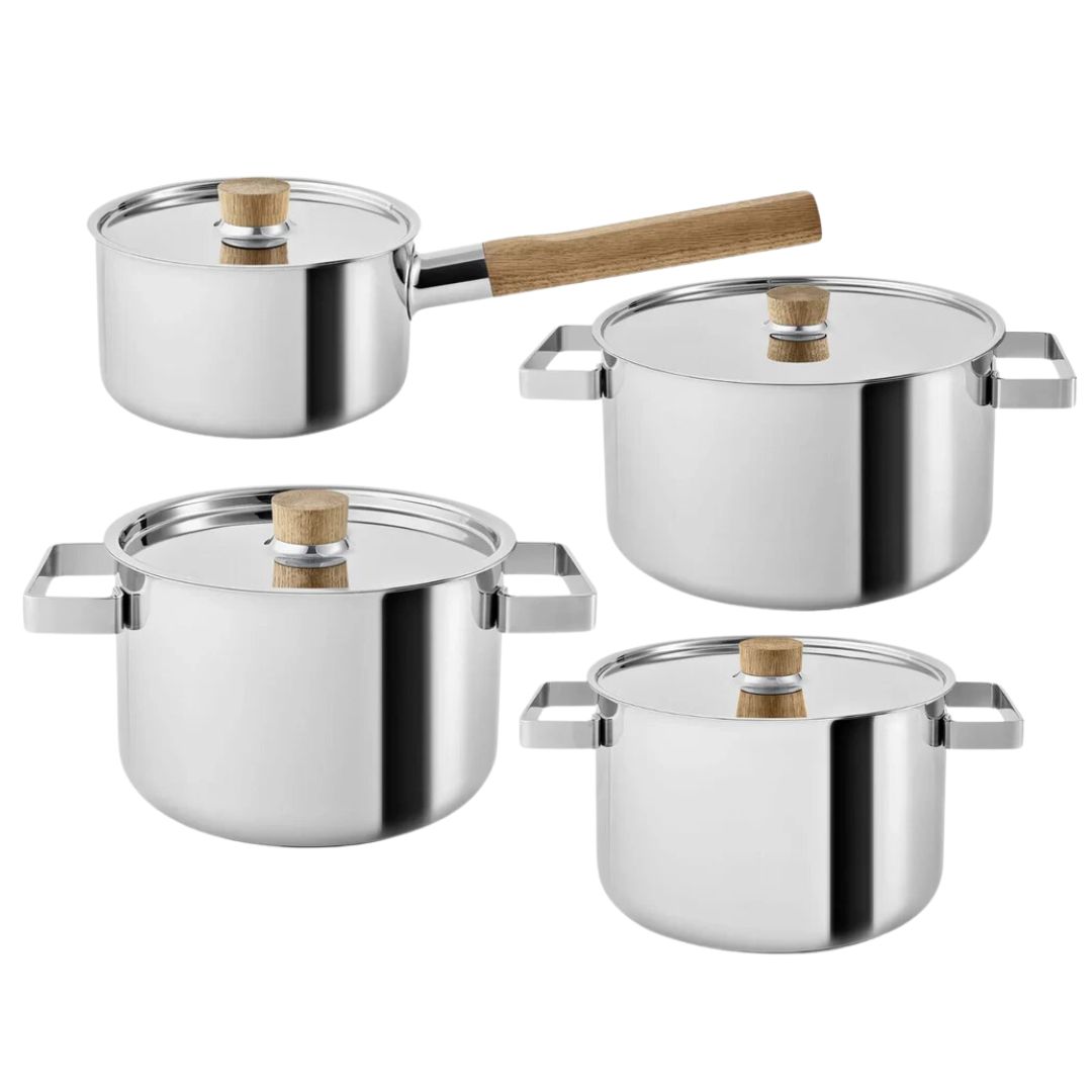 Eva Solo Pannenset Nordic Kitchen - RVS - 4 delig