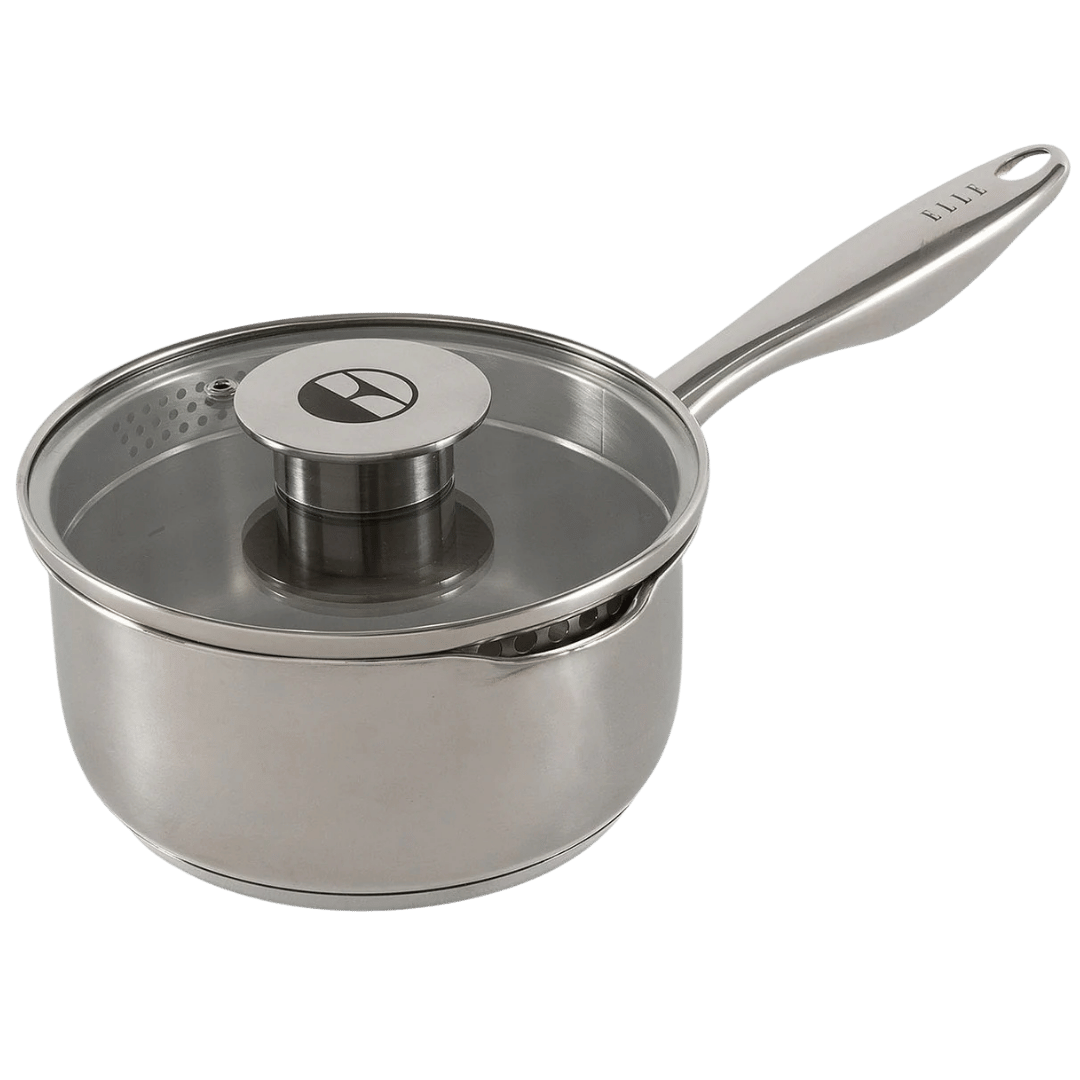 ELLE Gourmet Classique Steelpan met Deksel - Ø 16cm 