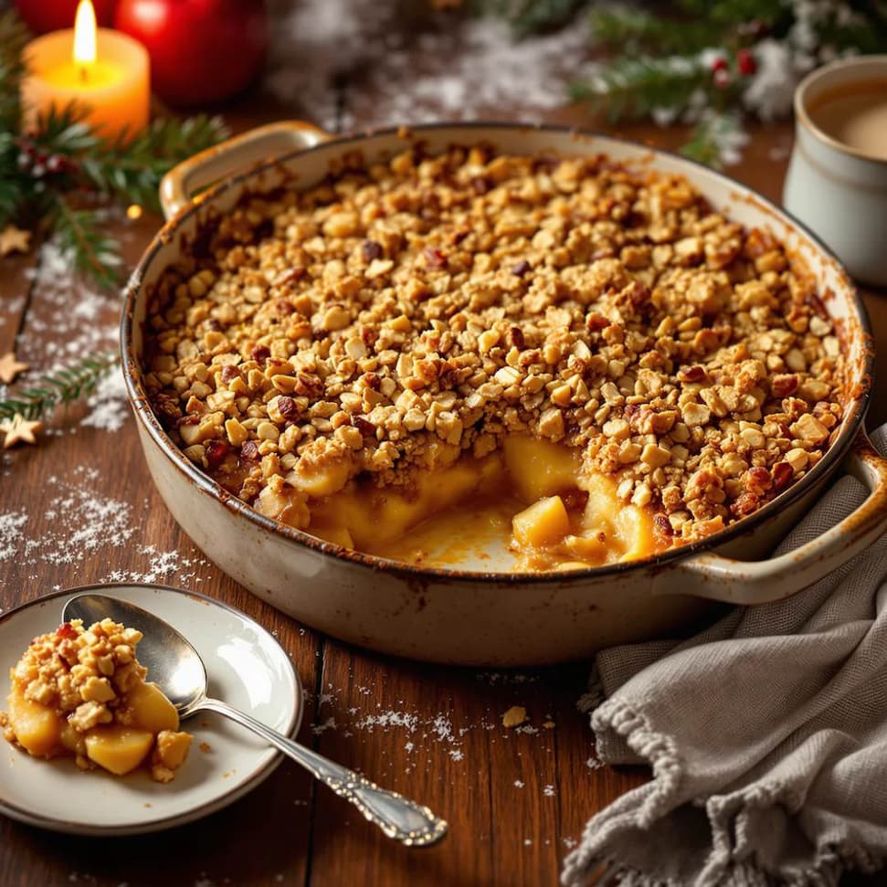 Apple crumble recept Cookinglife