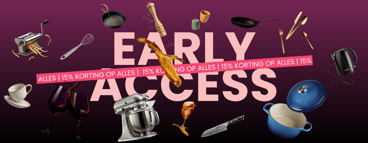 Early Access Black Friday - 15% korting op alles