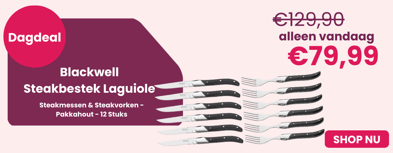 Dagdeal Blackwell Steakbestek Laguiole
