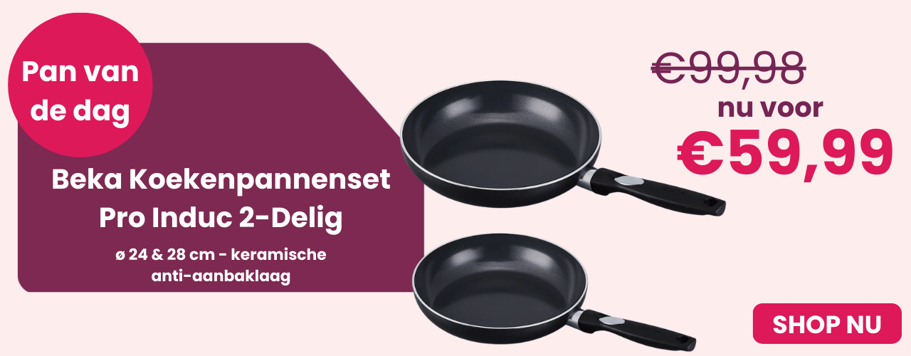 Pan van de dag: Beka Koekenpannenset Pro Induc 2-Delig