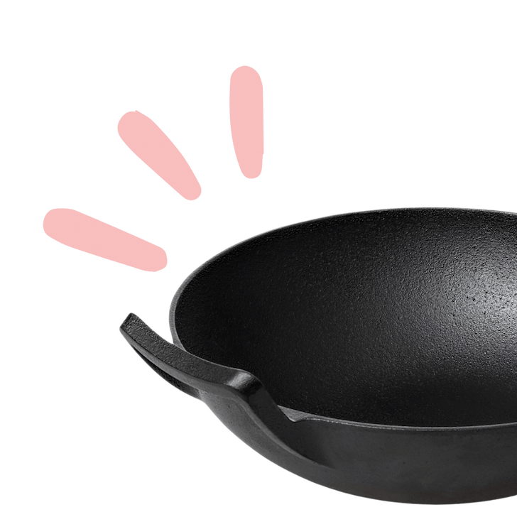 Blackwell gietijzeren wokpan