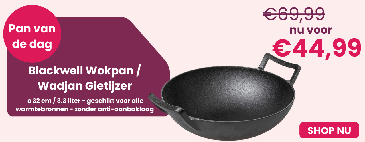 Pan van de dag Blackwell Wokpan/Wadjan gietijzer