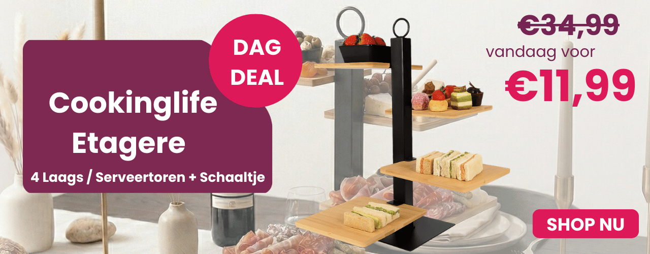 Dagdeal Cookinglife Etagere 4 Laags