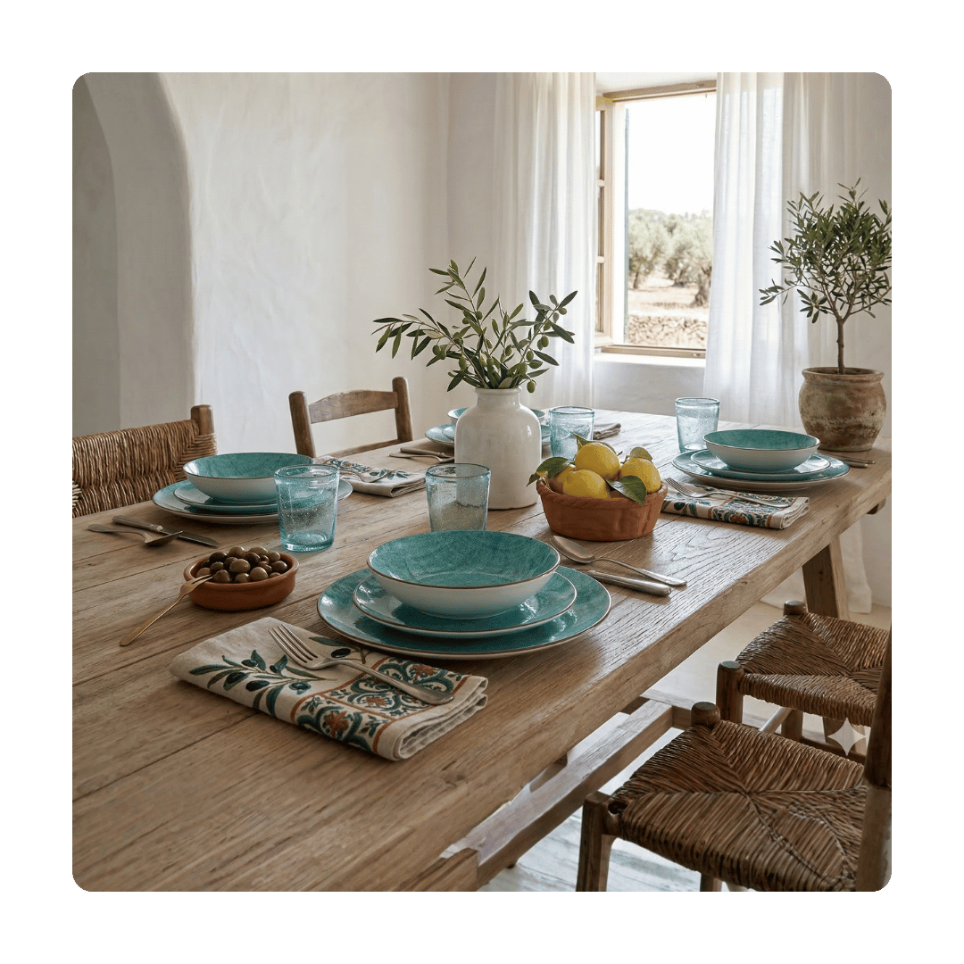 Cookinglife Serviesset Oceanico&nbsp;Blauw