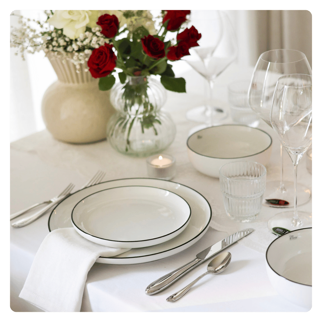 Woodwick kaars op plateau