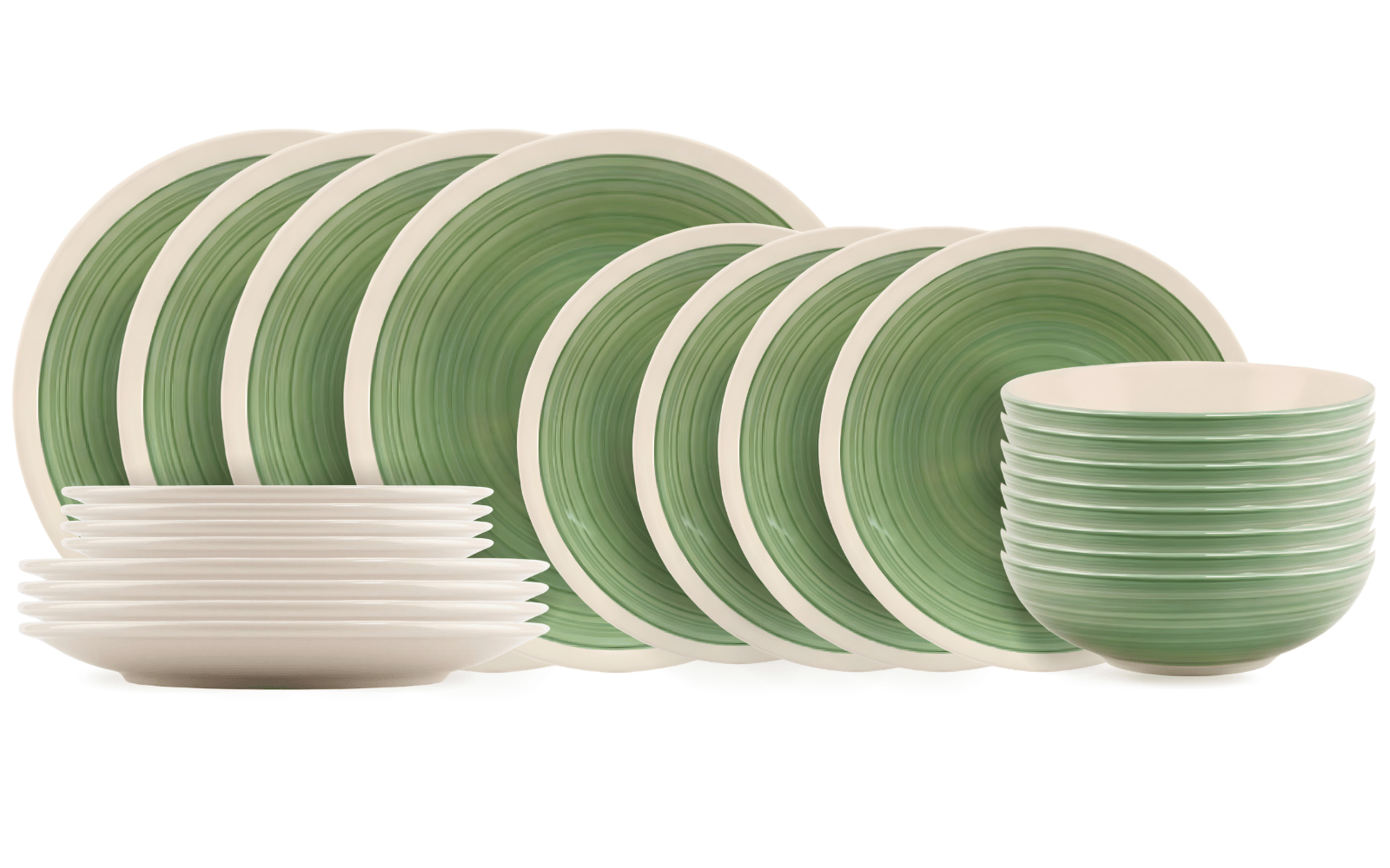 Image of Cookinglife Serviesset Oceanico Groen 24-delig