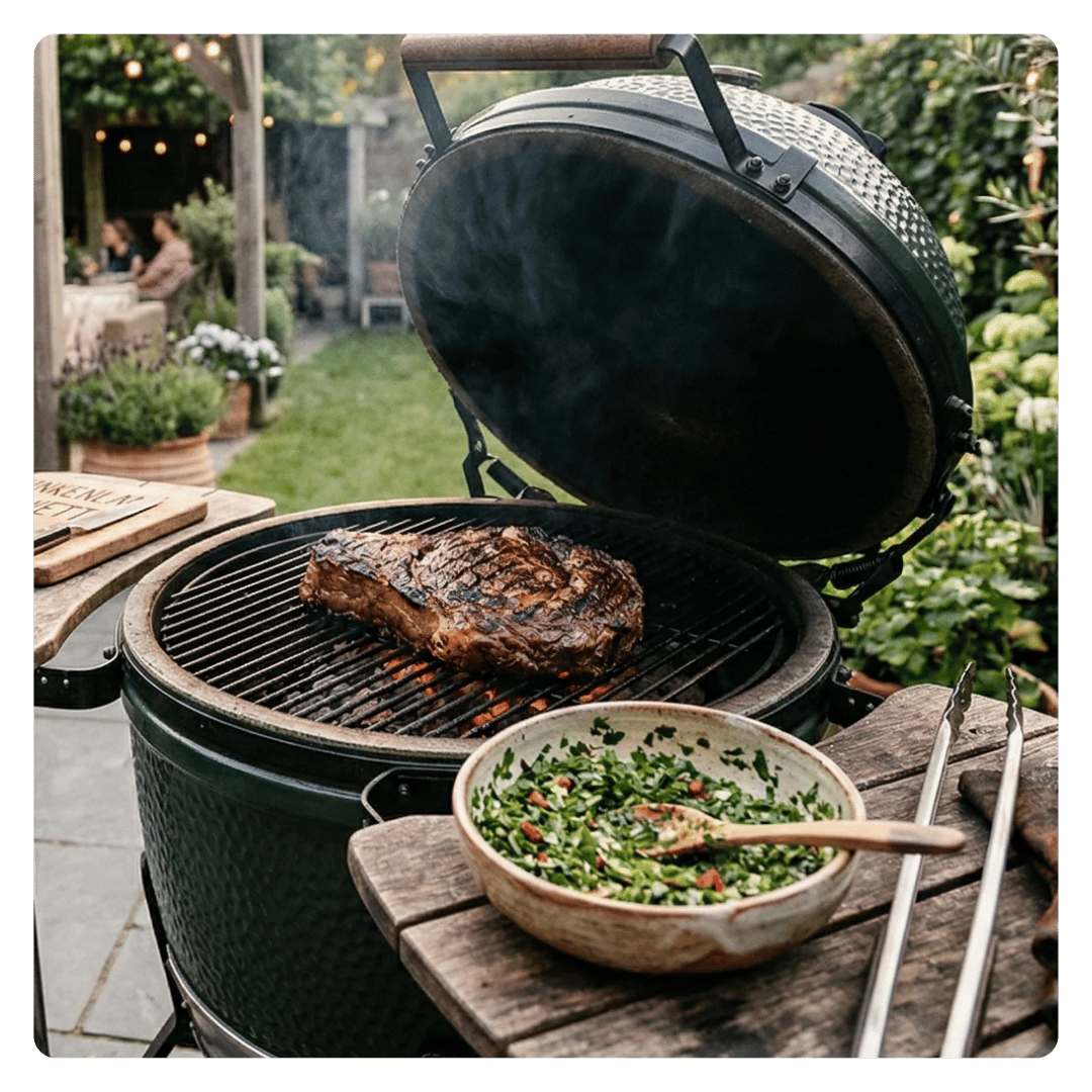BBQ recept bavette chimichurri