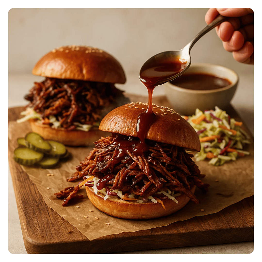 Recept pulled pork burger