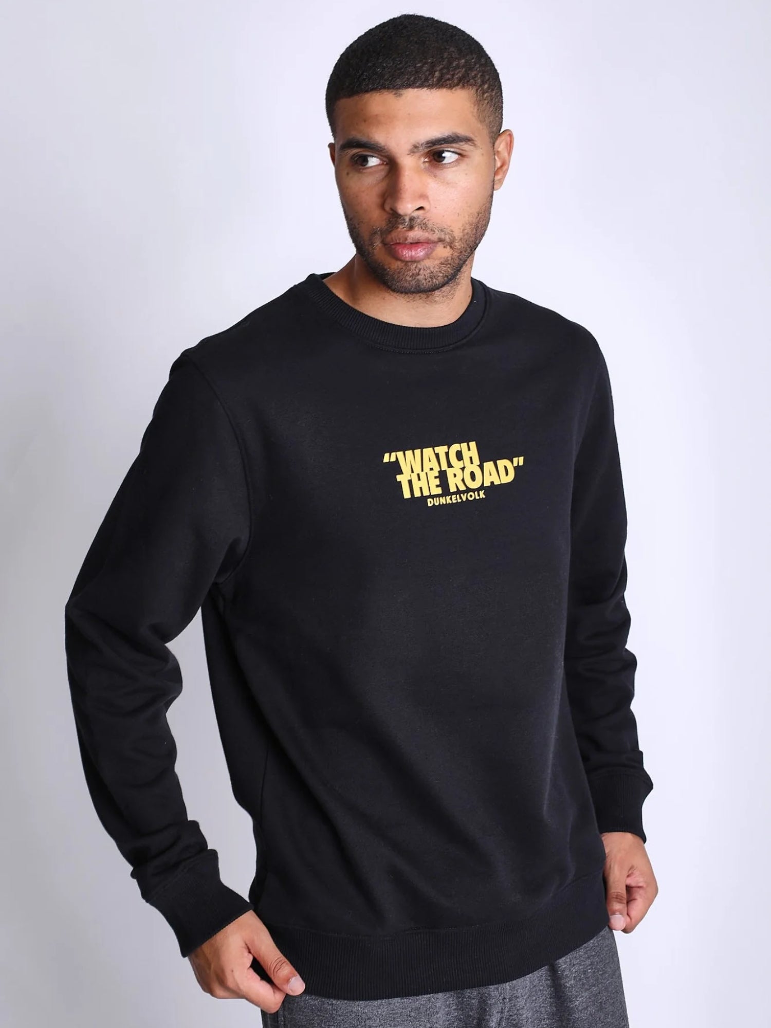 Polera Dunkelvolk CREW NECK WATCH THE ROAD CREW FP