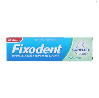 Image of Fixodent Neutral Denture - Selvklæbende Tandproteselim - 40 g