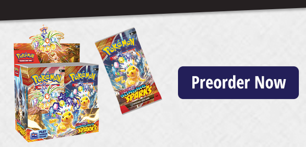 Preorder Pokemon Scarlet and Violet: Surging Sparks today!