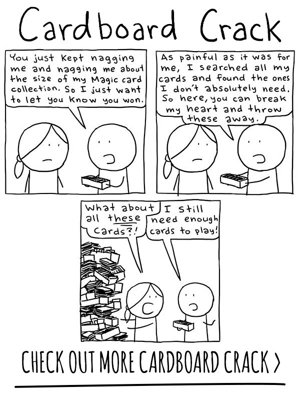 New Cardboard Crack comic every Monday!