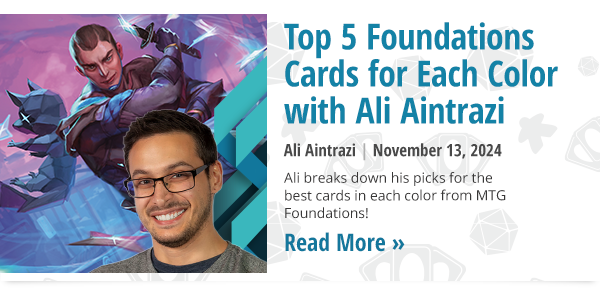 Read Top 5 Foundations Cards for Each Color by Ali Aintrazi now!