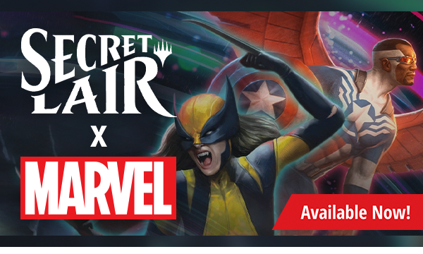 MTG Secret Lair x Marvel sealed and singles available now!