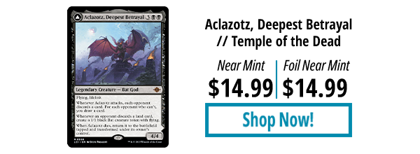 Aclazotz, Deepest Betrayal // Temple of the Dead is available for $14.99!