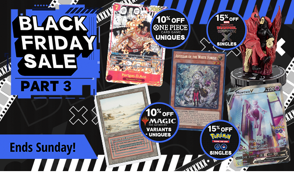 Black Friday Part 3 Sale ends Sunday!