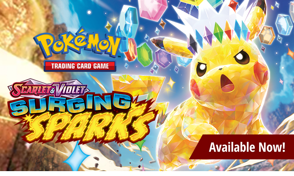 Pokemon Scarlet & Violet: Surging Sparks available now!