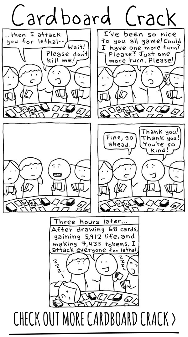 New Cardboard Crack comic every Monday!