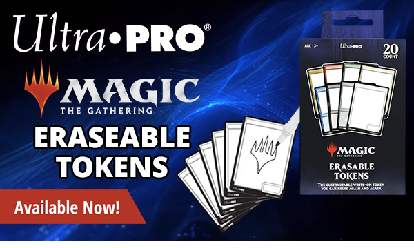 UltraPro erasable MTG tokens available now!