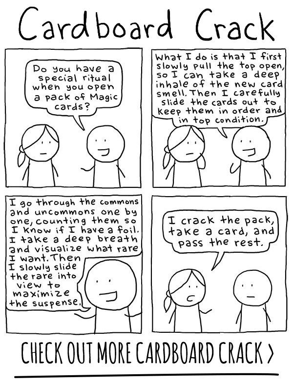 New Cardboard Crack comic every Monday!