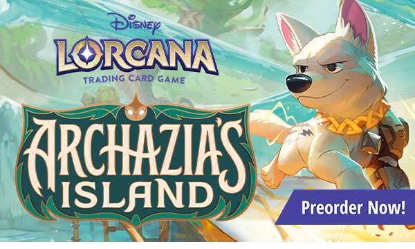 Preorder Lorcana Archazia's Island today!