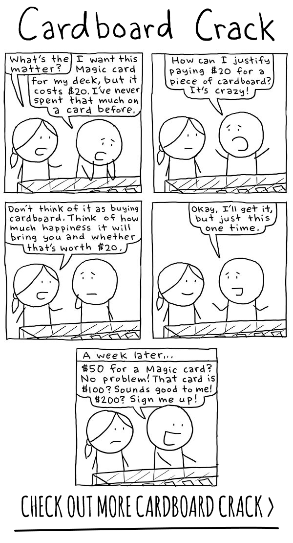 New Cardboard Crack comic every Monday!