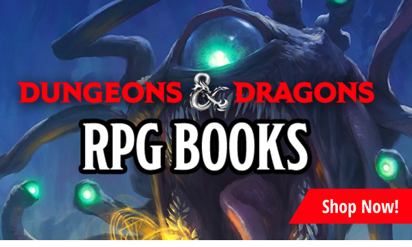 Dungeons and Dragons RPG books back in stock!