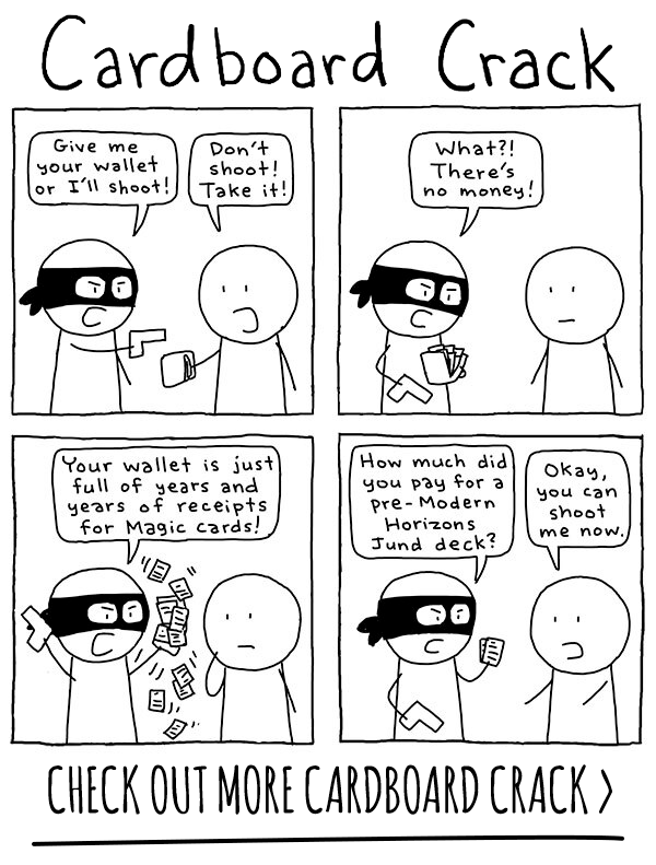 New Cardboard Crack comic every Monday!