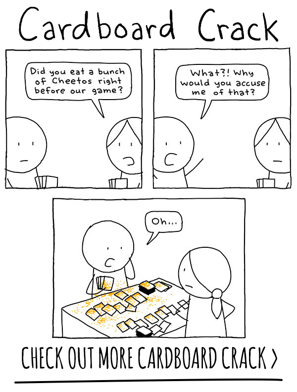 New Cardboard Crack comic every Monday!