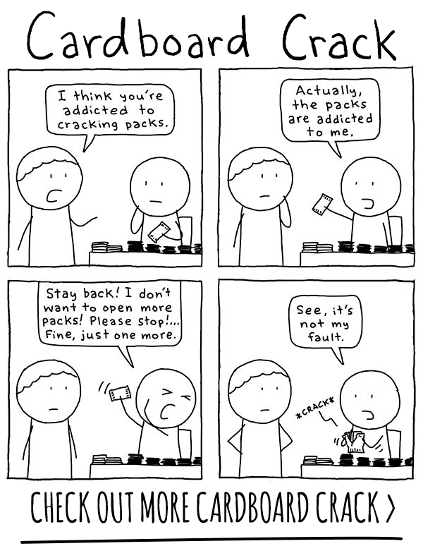 New Cardboard Crack comic every Monday!