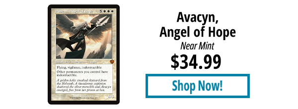 Avacyn, Angel of Hope is available for $34.99!