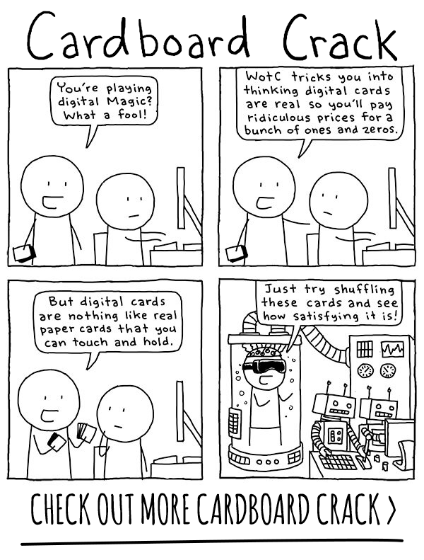 New Cardboard Crack comic every Monday!