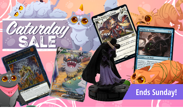 Caturday Sale ends Sunday!