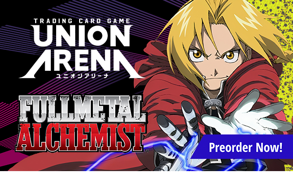 Preorder Union Arena Fullmetal Alchemist today!