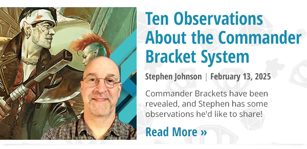 Read Ten Observations About the Commander Bracket System by Stephen Johnson now!