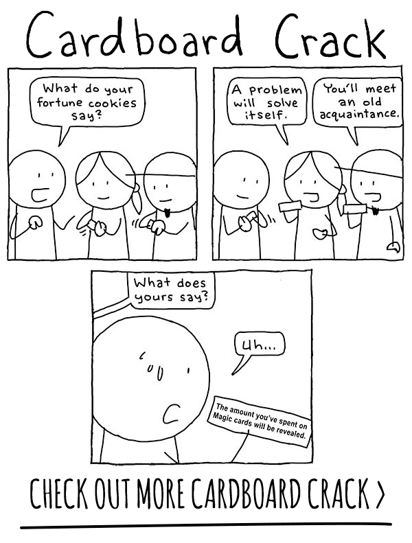 New Cardboard Crack comic every Monday!