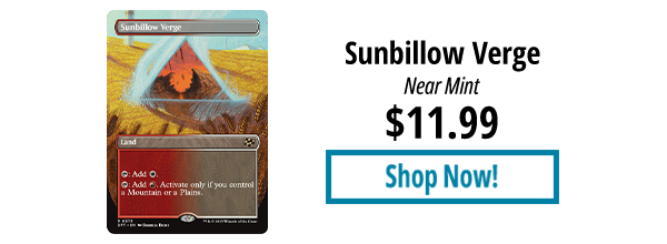 Sunbillow Verge is available for $11.99!